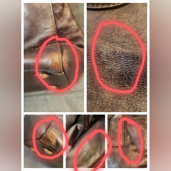 Coach Madeline bronze Metallic brown leather Satchel bag - Picture 10 of 10